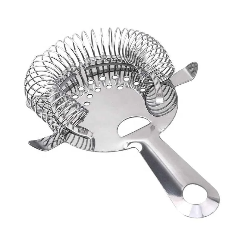 

Portable Stainless Steel Cocktail Shaker Bar Ice Strainer Mixed Drink Bartender Filter Cover Lid Bar Tools Wine Accessories