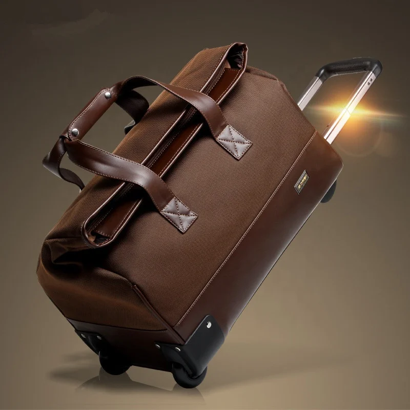 traveling duffle bags with wheels