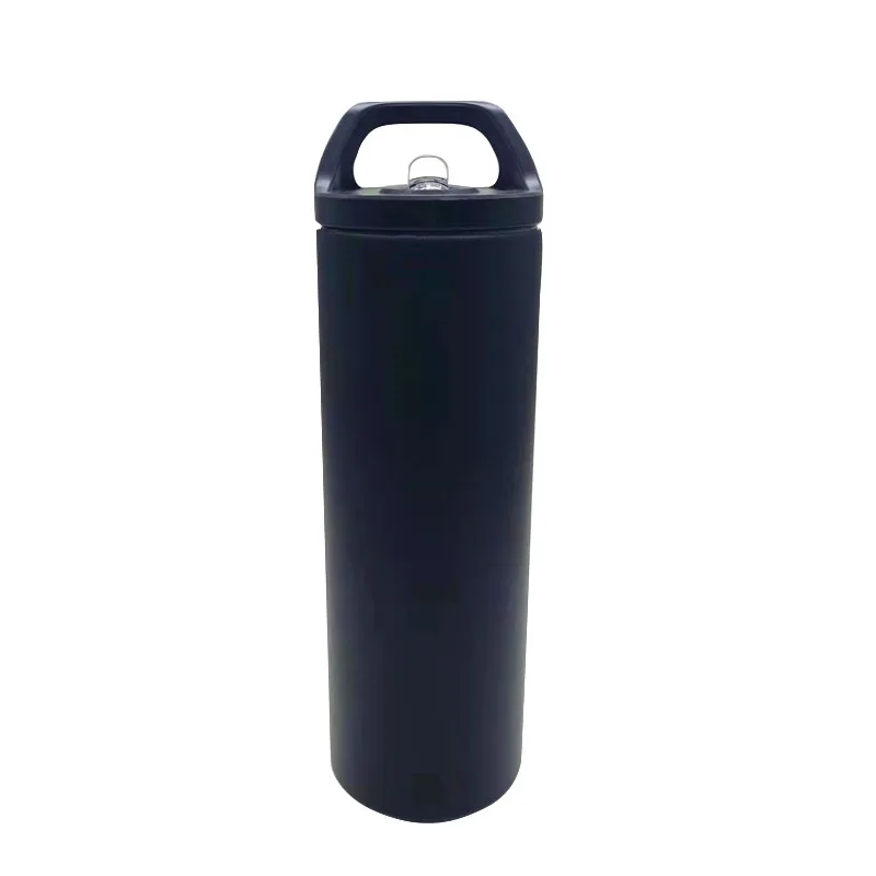 

Stainless steel Vacuum Insulated sports Water Bottle with handle straw lid, Customized color