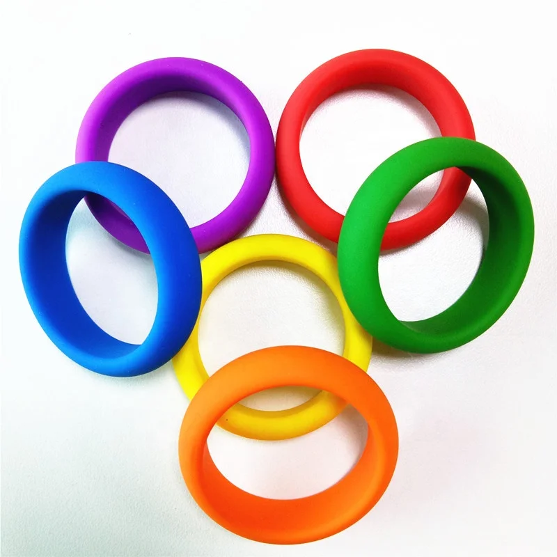 50mm Silicone G Spot Waterproof Penis Cock Ring For Men Adult Sex Toys 4304