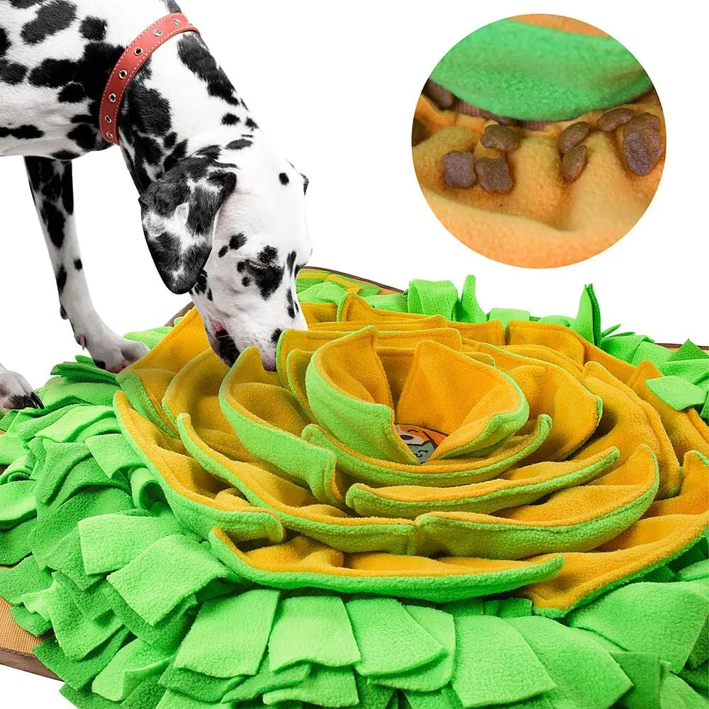 

Snuffle Mat Pet Dog Feeding Mat Durable Interactive Dog Toys Encourages Natural Foraging Skills, As photo
