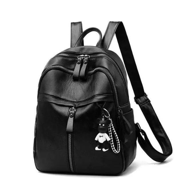 

pu leather ladies designer bags bolsos de mujer luxury tas wanita genuine leather backpack, 1 colors or customized