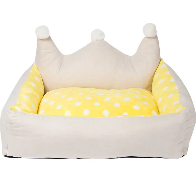 

Wholesale All season Soft Breathable Prince Princess Pet Cat Dog Sofa Bed Private Label Dog Bed, Dot