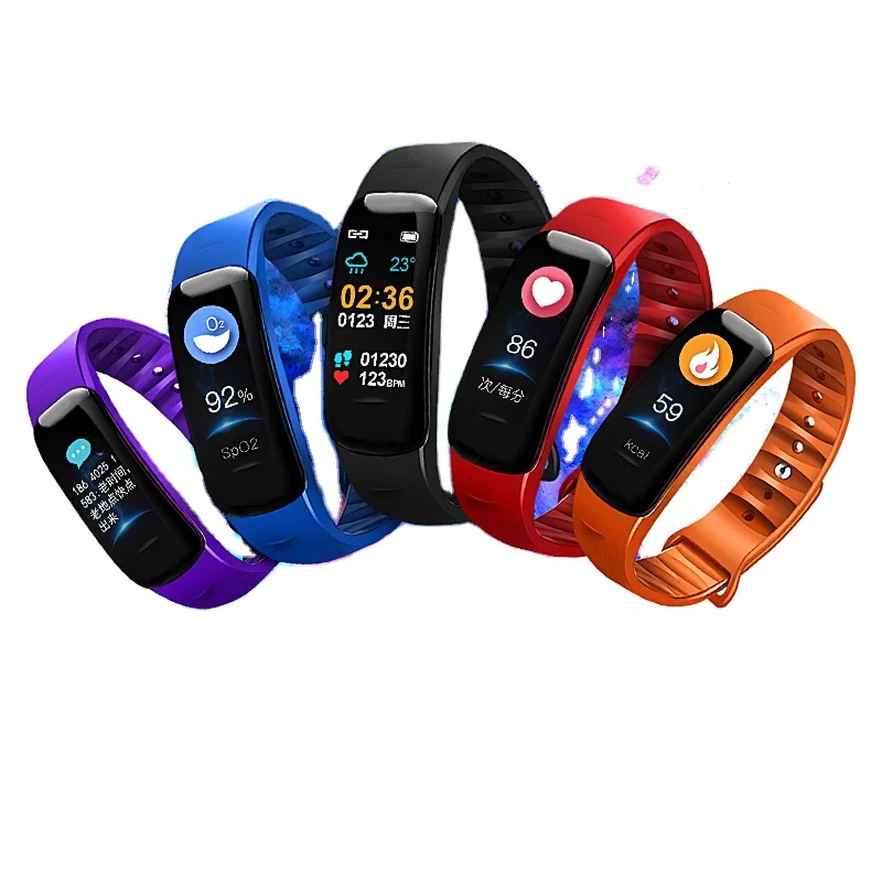 

New hot trending smart watch C1s men women body temperature smart watch price sleep heart rate smart bracelet band