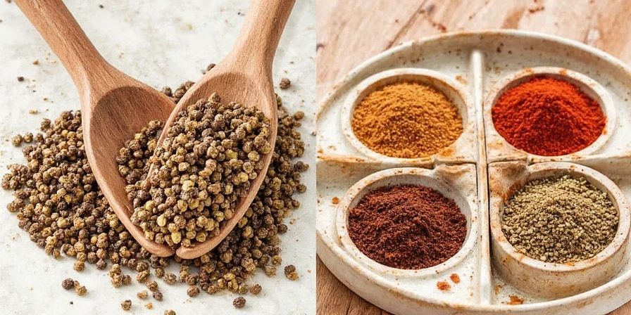 Various spice jars