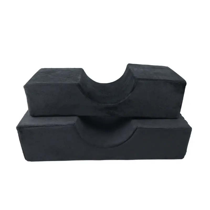 

Can OEM logo wholesale price best quality eyelash extension U-shape pillow with best quality in whole market, Black