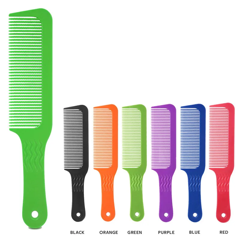 

Wholesale Wave comb Hairdressing Cutting Comb Wave Teeth Level Cutting Plastic Barber Flattop Comb