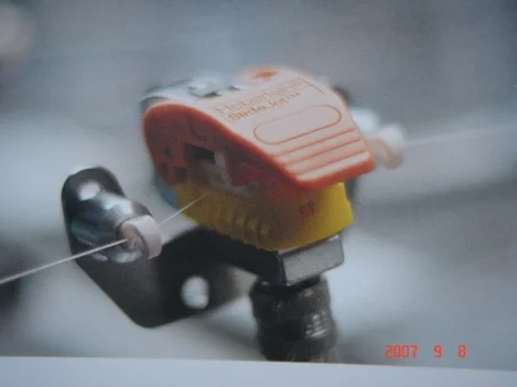 
High speed air covering machine for spandex yarn make covering with computer system 