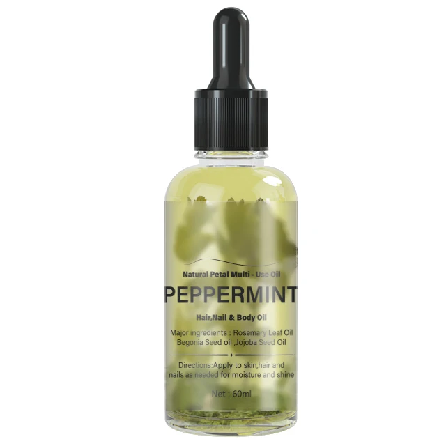 

Factory Wholesale 60ml Compound Dried Flower Multifunctional Peppermint Essential Oil