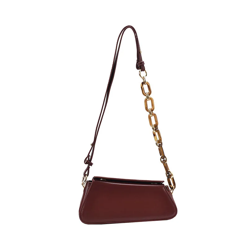 

Fashion Armpit Tide Retro Acrylic Small Chain Square Bag Crossbody Bags Women Handbags