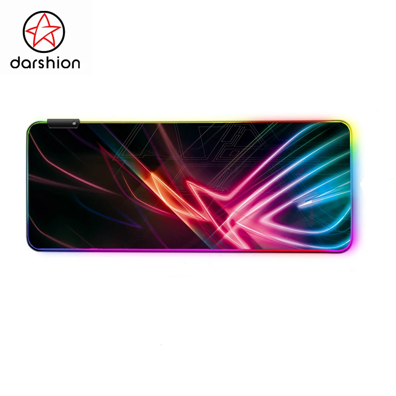 

RGB Desk Pad Mat Large Size XXL Extended Soft LED MousePads Customised RGB Large Gaming Mouse Pad, Customer designs