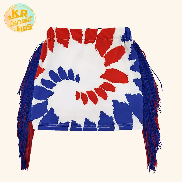 

Wholesale Very Stylish Tassel Design Infant Girl Clothes Printed Fabric Kids Clothes Girls' Shorts, Customized color