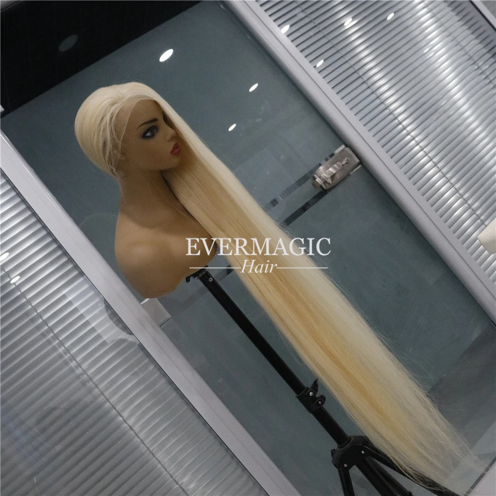 

40 inch blonde full lace wigs #613 long wigs