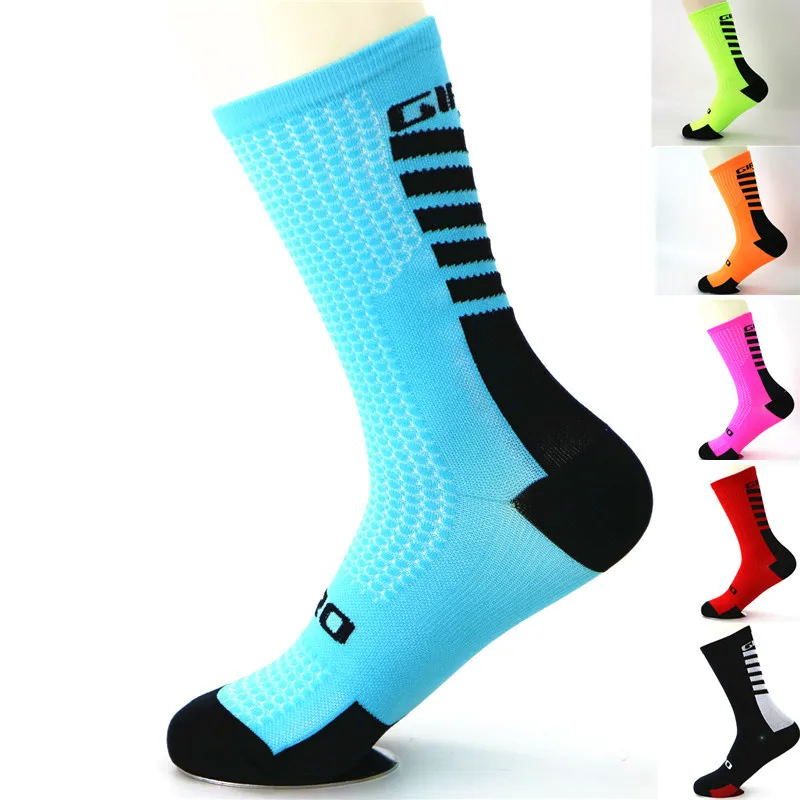

High Quality Quick Dry Wholesale Custom Mountain Bicycle Bike Sports Compression Cycling Socks, Custom color