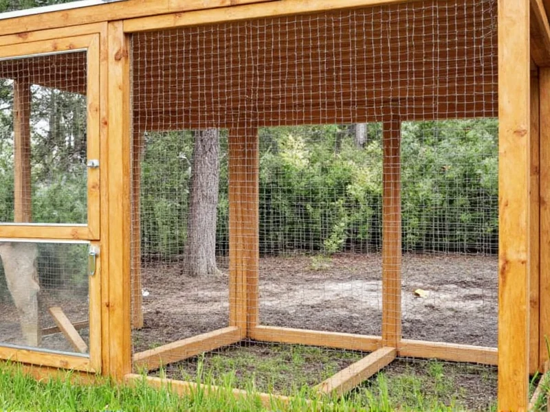 Chicken coop seasonal maintenance examples