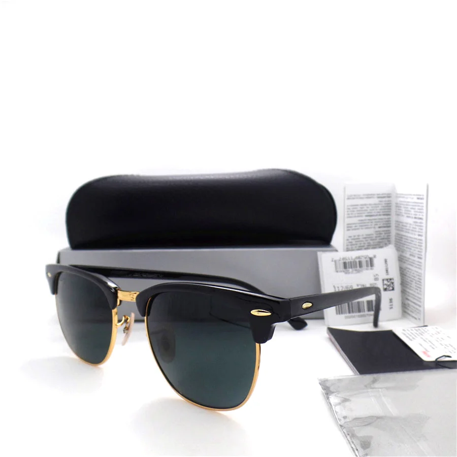 

3016 Sunglasses Ray Band Glass Lens Sun Glasses Luxury Brand designer Men Women Fashion Sun Glasses Branded Sunglasses with Box
