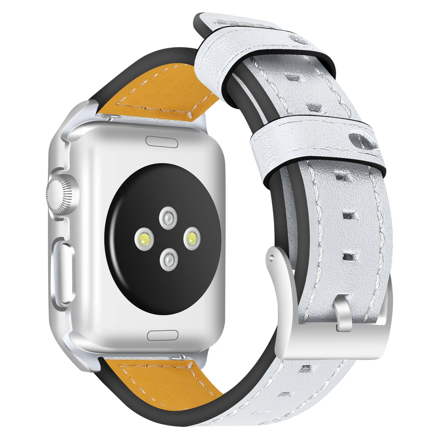 

Colorful Leather loop for Apple Watch Band Series 6/5/4/3/2/1 Sport Bracelet 42 mm 38 mm Strap for iwatch 4/5 Band 40mm 44mm, 6 colors