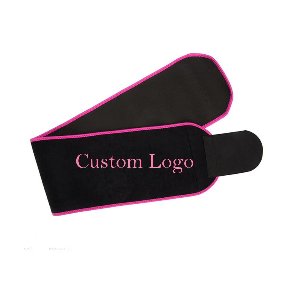 

Neoprene Waist Trainer Belt Sweat Waist Trimmer Slimming Corset Belt Modeling Strap Body Shaper Tummy For Men Women, Pink/blakc/yellow