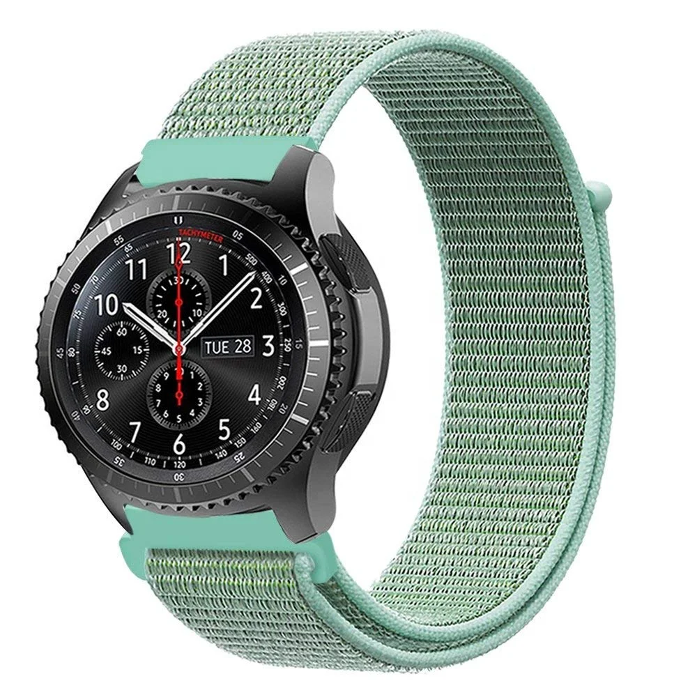 

IVANHOE 20mm 22mm Replacement Nylon Sport Loop Wrist Band Strap for Huami Amazfit Bip Youth Band Quick Release Watch Bracelet, Multi-color optional or customized