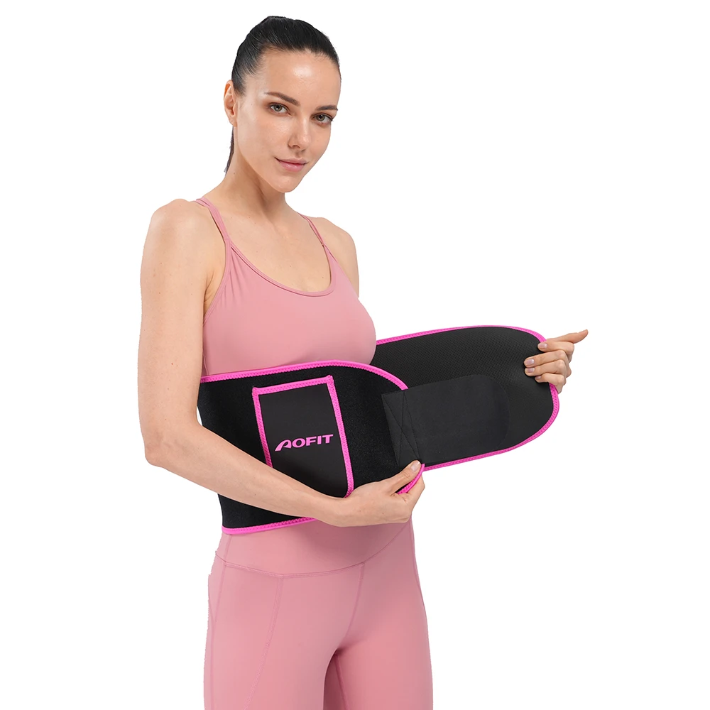 

Custom Logo Wholesale Neoprene Sweat Sweat Waist Trainer Belt Gym Sports Adjustable Waist Trimmer Belt, Customized color