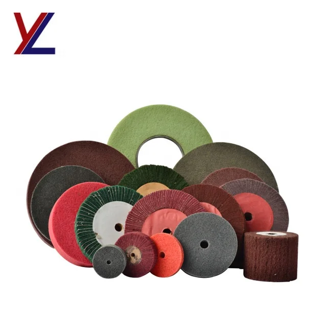 copper /brass/ainless steel/ aluminum alloy surface to be drawing finish sponge polishing wheel.
