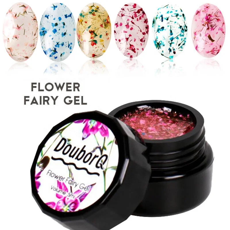 

5ml Dry Flower Fairy UV LED 6Colors Soak off Gel Nail Polish