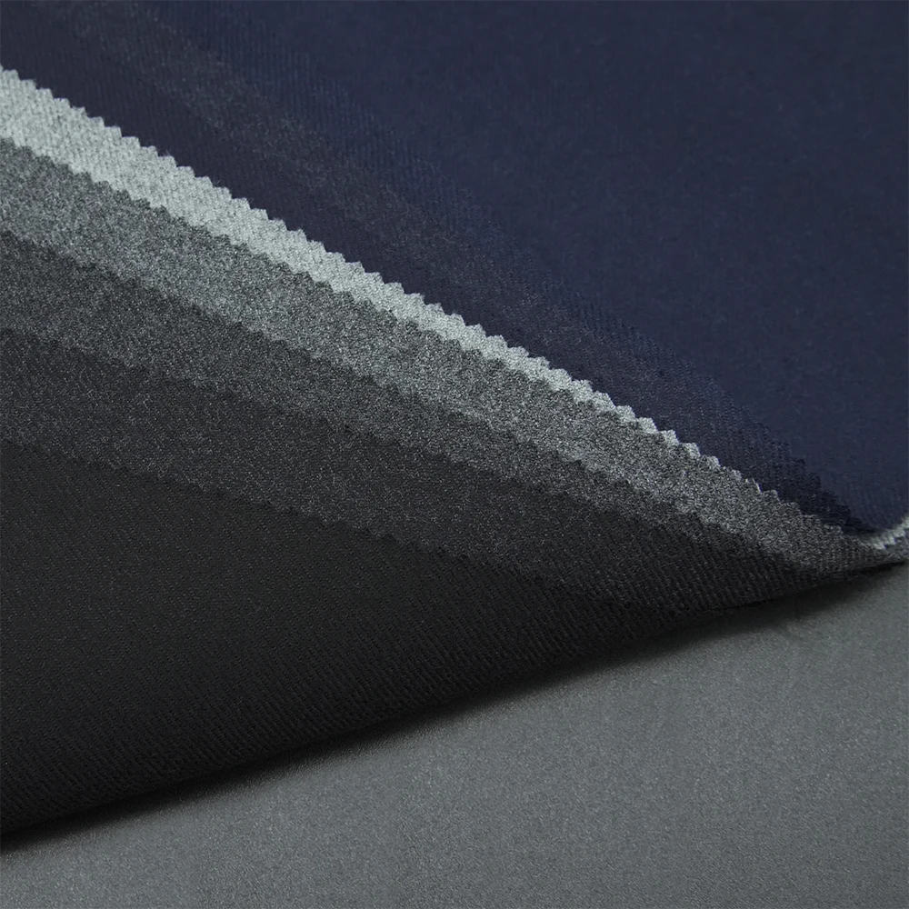 Gorgeous STOCK Worsted Merino Wool Fabric Luxury Italian Suit Fabric Blend Wool Fabric Twill Woven for Men Suits