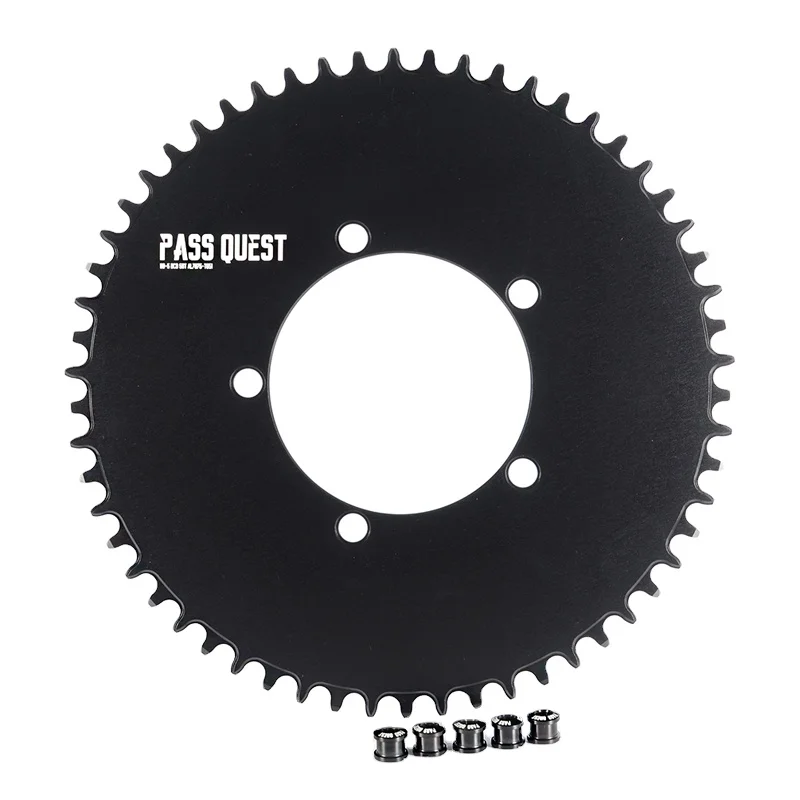 

110 BCD bicycle chainwheel Round 42T-58T Mountainbike Chainring for 550 Apex Red, Black