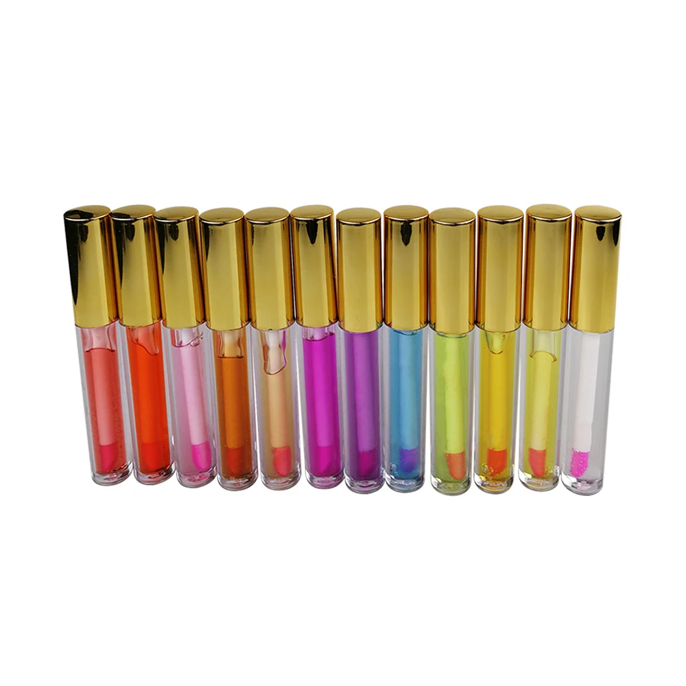 

Custom logo organic natural moisture Lip plumper clear lip gloss