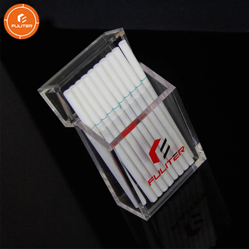 

Transparent Empty Organic Clear Acrylic 10 Pack Cigarette Box Cases Display Box With Custom Logo, As your design