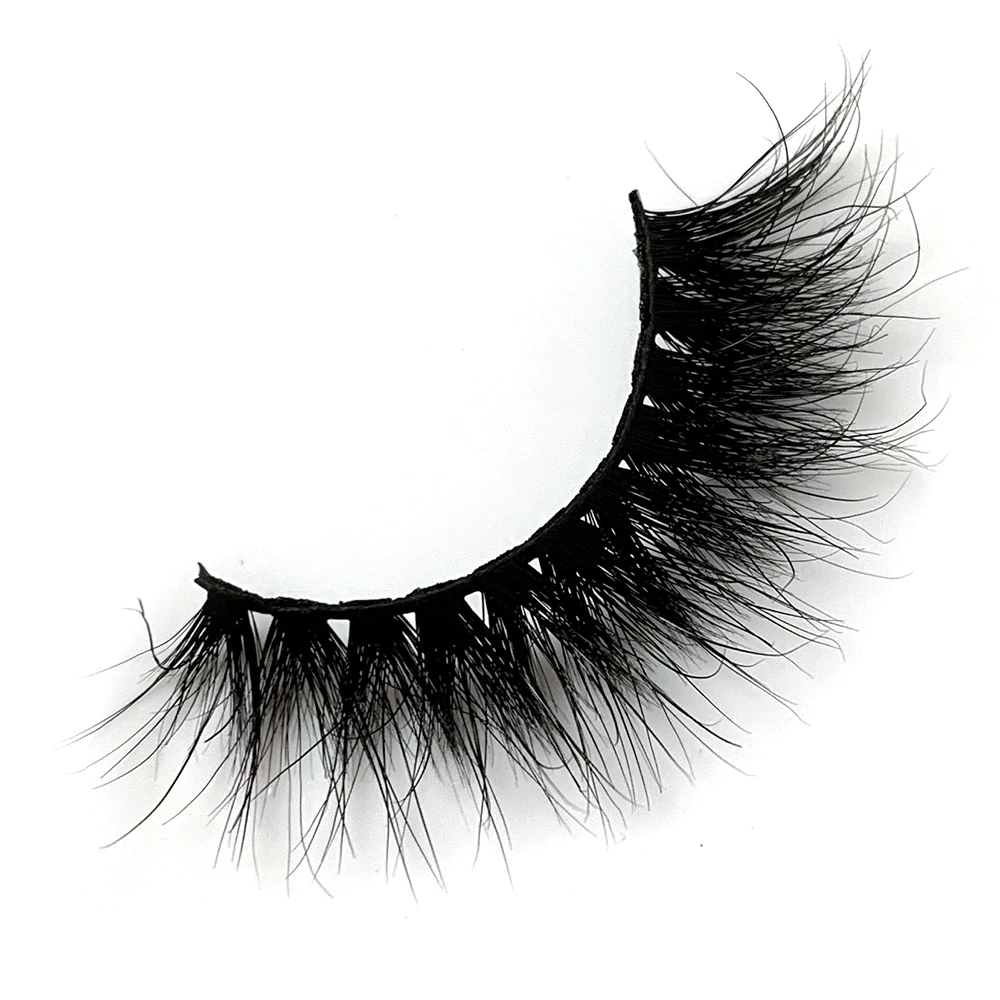 

20 Mm Mink Lashes Private Label 3D Mink Eyelashes Makeup Eyelashes Lashes 3D Mink Wholesale Vendor, Natural black