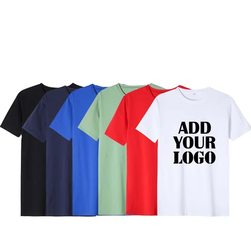

OEM Custom High Quality 100% Premium Cotton T-shirt Custom Add your logo Print Men T Shirt