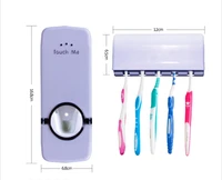 

Good quality factory directly automatic toothpaste dispenser toothbrush holder