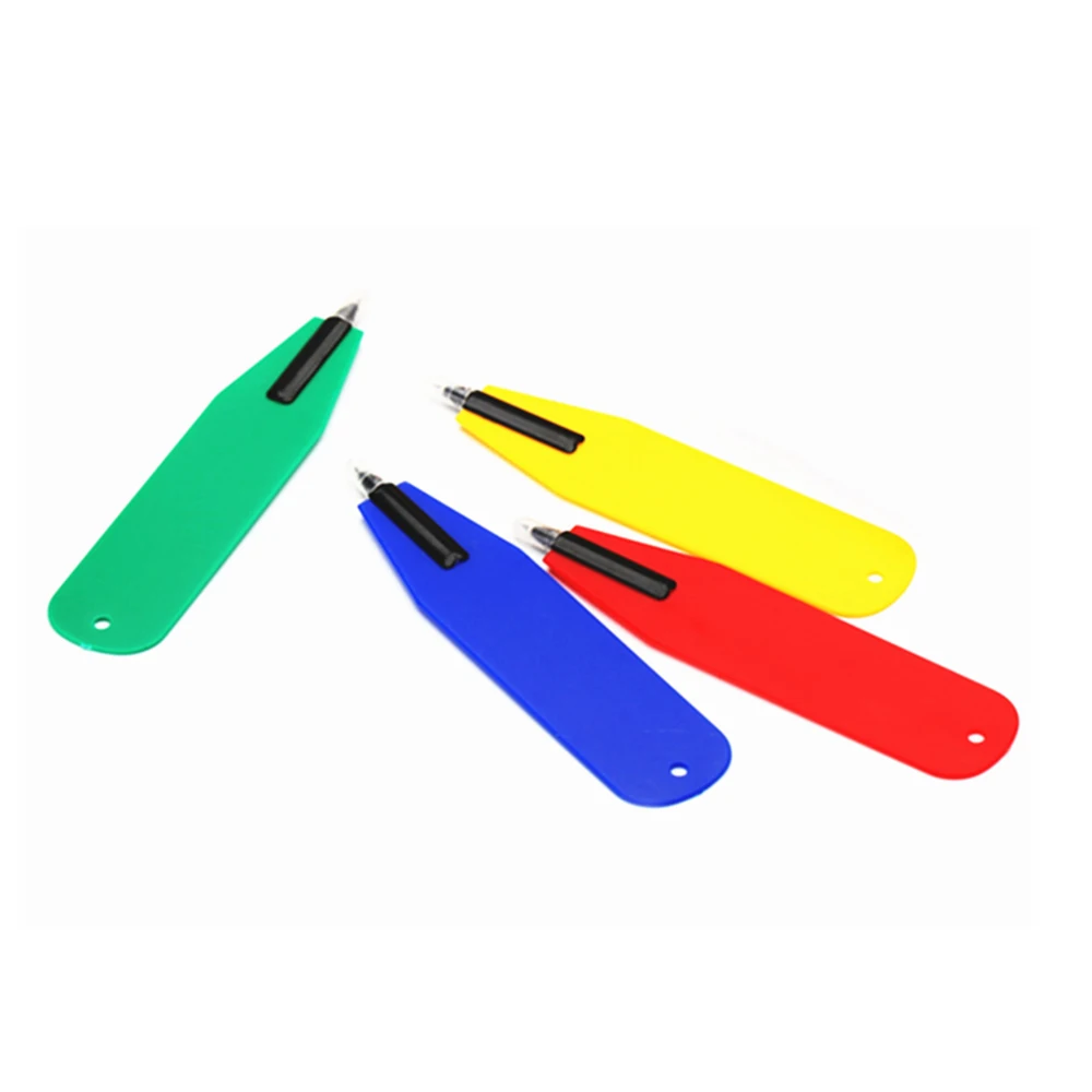 标志印刷塑料平书签笔