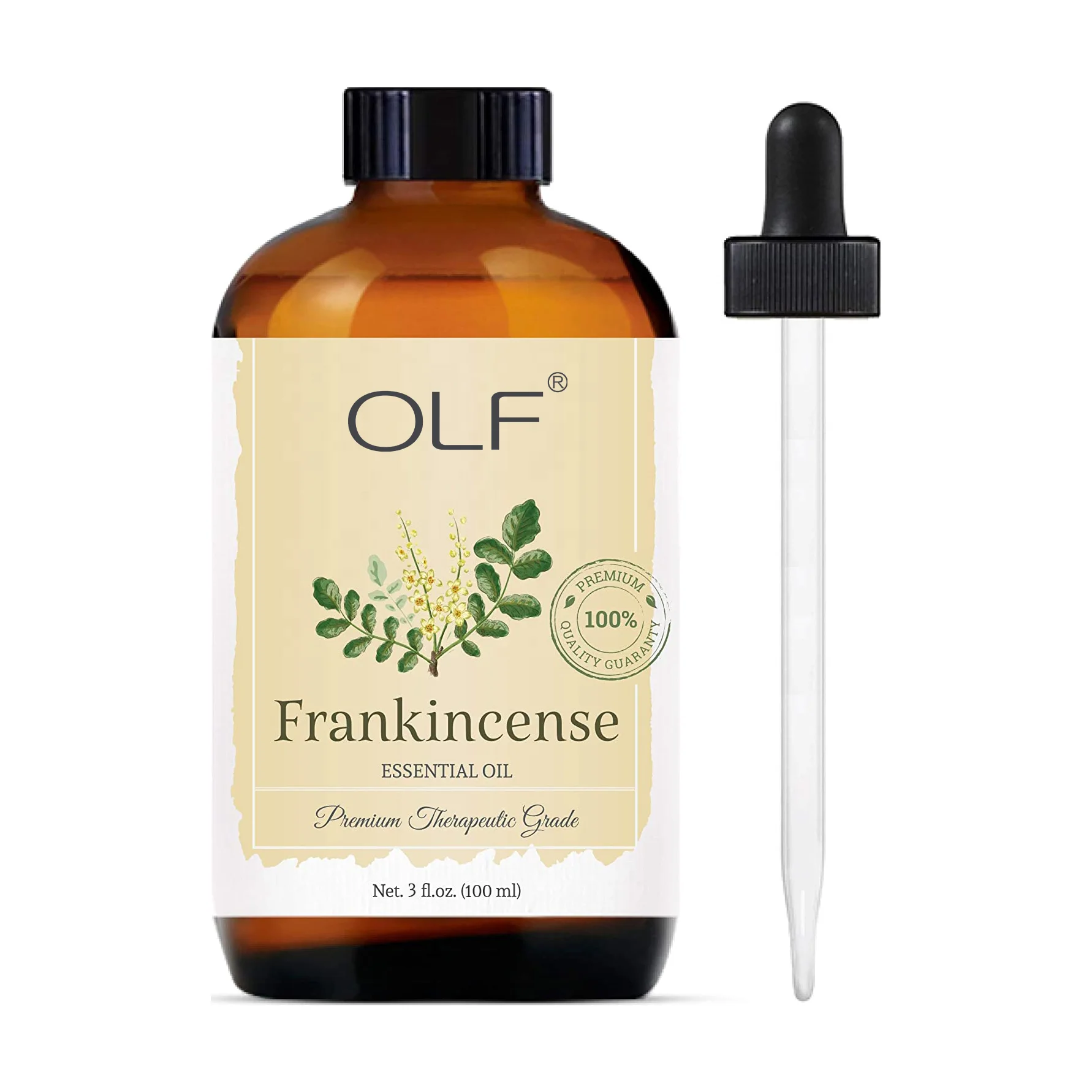 

Private Label Frankincense Essential Oil Cosmetic Grade 100% Pure Natural Premium Therapeutic Grade with Premium Glass Dropper