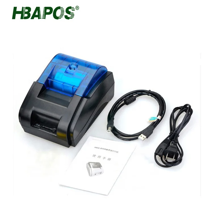 

58mm Thermal Printer Receipt USB Blue-tooth Printer For PC Android IOS POS Printer