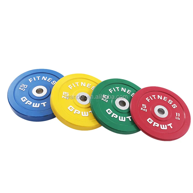 

Bumper Weight Plate Lbs Weightlifting Rubber Set Urethane Bumper Plate, Custom color