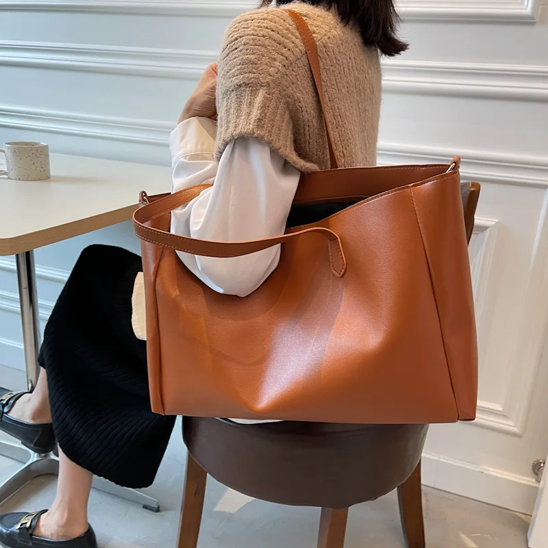 

Handbags 2022 Underarm Bag Women Messenger Shoulder Large Leather Tote Bag Women