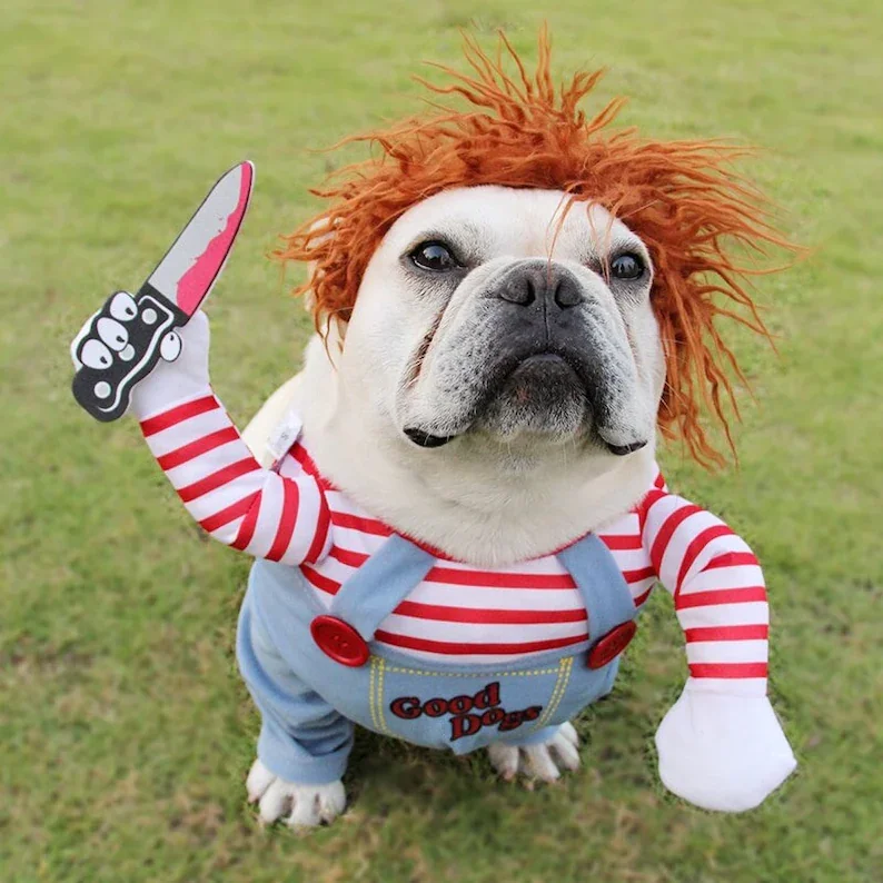 

Funny Halloween Christmas Dog Costume Pet Cosplay Clothes