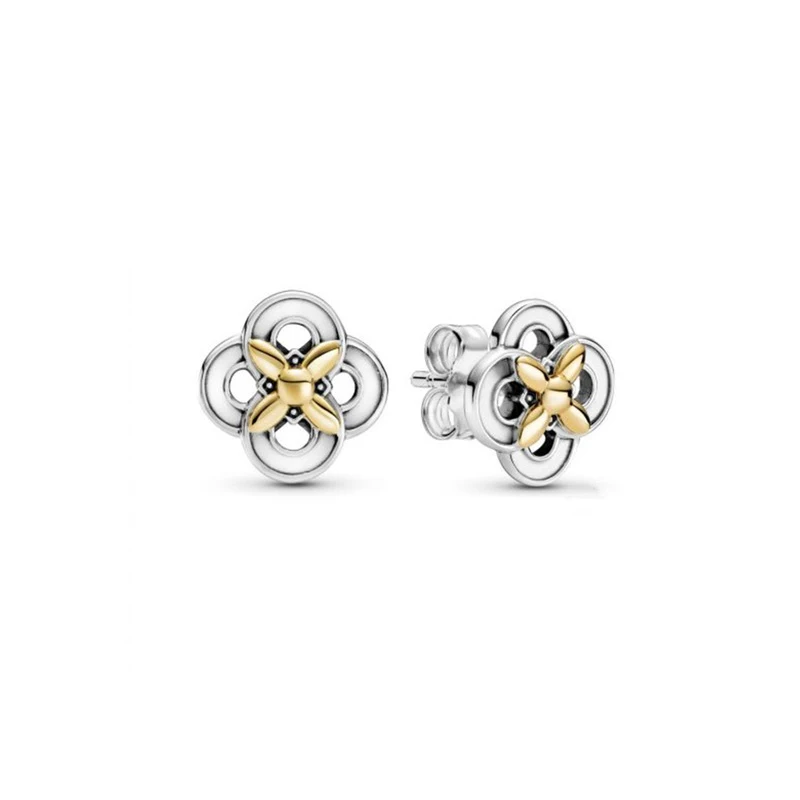 

Rx Jewelry Sells The New 2021 925 Silver Two-color Earrings And Necklace
