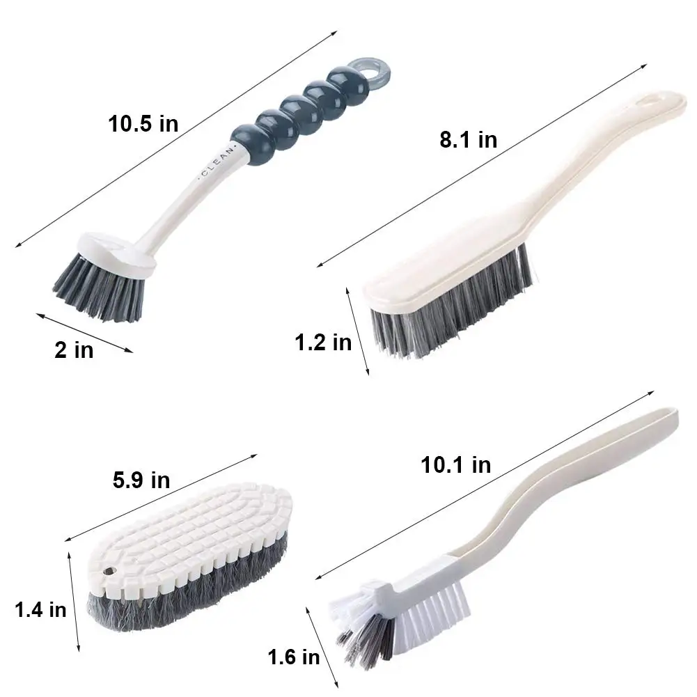 

Cleaning Brushes Set Dish Scrub Bathroom Kitchen Scrub Bottle Cleaning Shoe Cleaning Brush