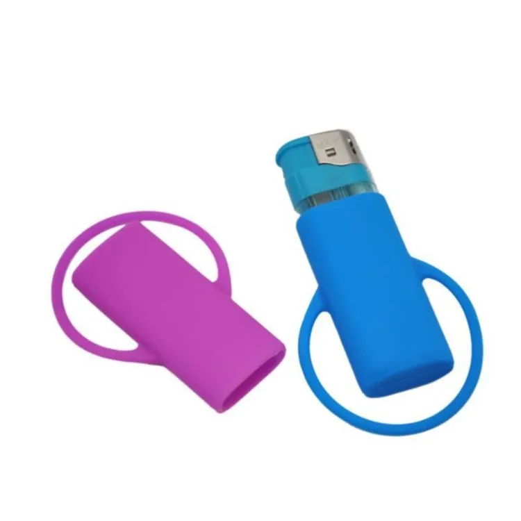 Wholesale Silicone Lighter Sleeve Holder Custom Cigarette Lighter Cover