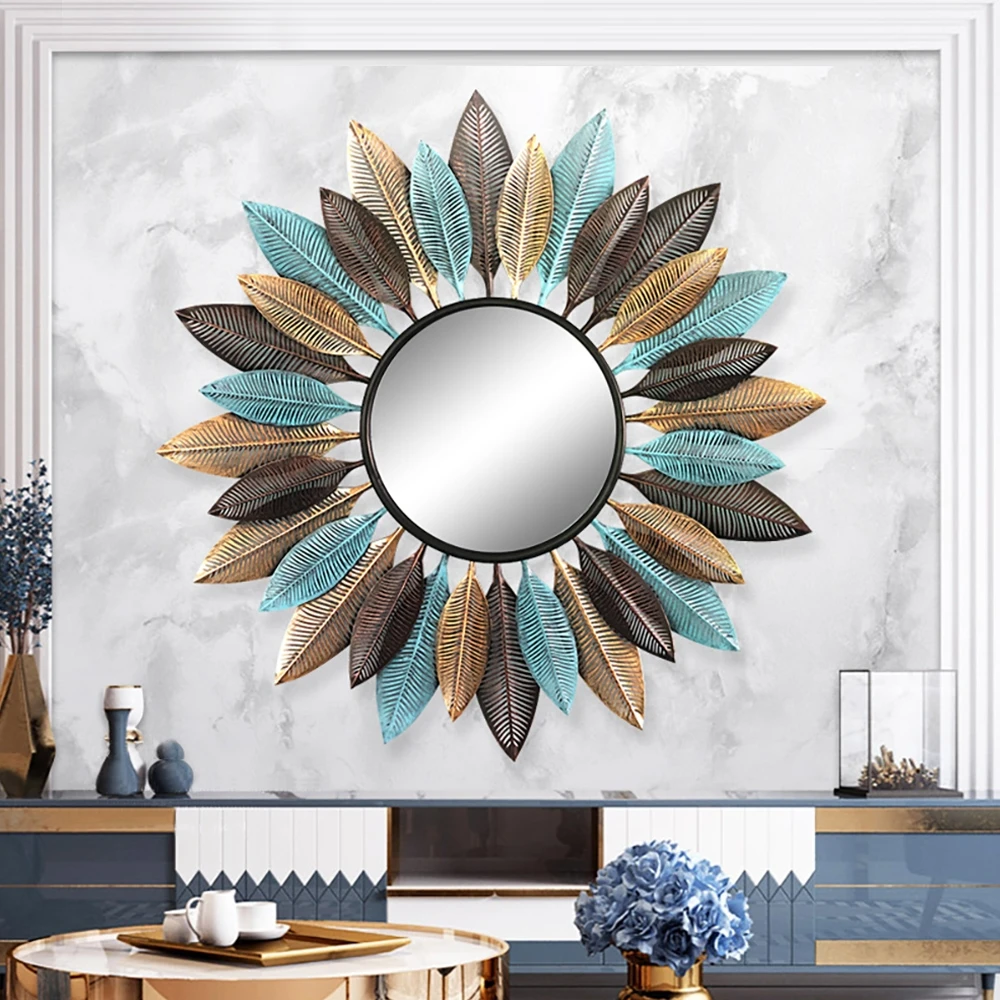 

European Style Modern Luxury Metal Wall Decor Decorative Mirror