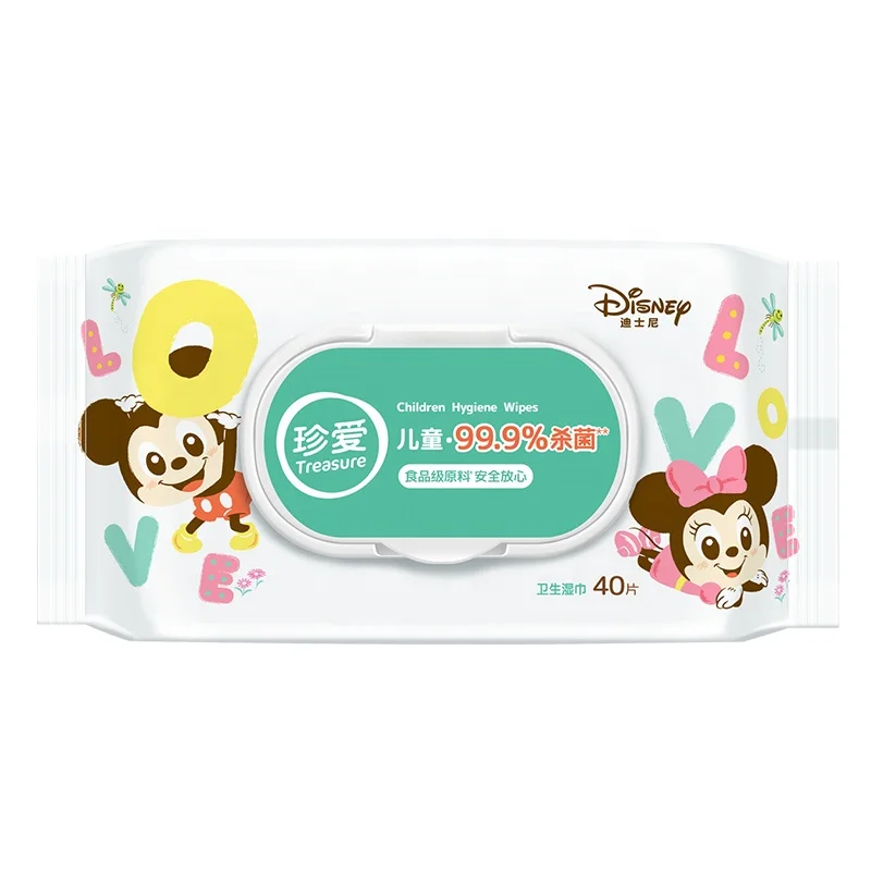 

Treasure X Disney 80 Counts Organic Baby Wipe Unscented Baby Wipes