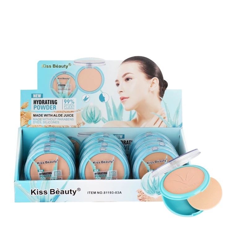 

Fashion Cosmetic Whitening Waterproof Face Makeup Pressed Powder