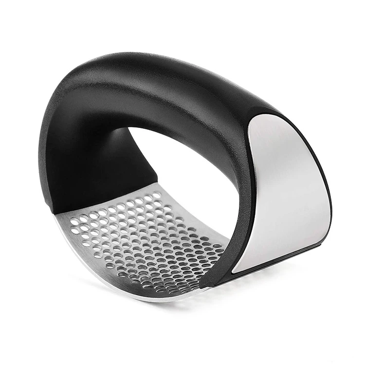 High Quality Kitchen Gadgets Stainless Steel garlic chopper press  Ginger Garlic Crusher Squeezer Press Rocker Garlic Press