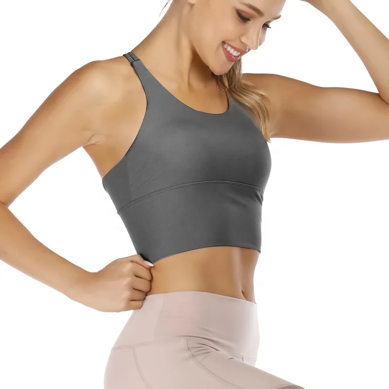 

Sexy Back Hollow Out Blank Crop Fitness Women Gym Yoga Tank Top, Customized colors