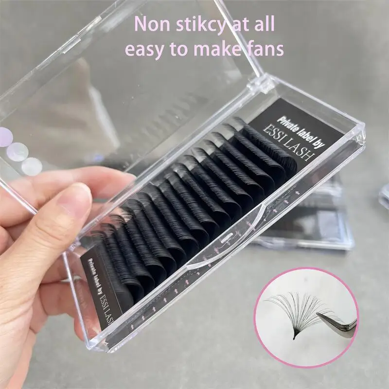 Private Label Wholesale Eyelash Extension Individual Faux Mink Cashmere Mink Lash Extension Trays