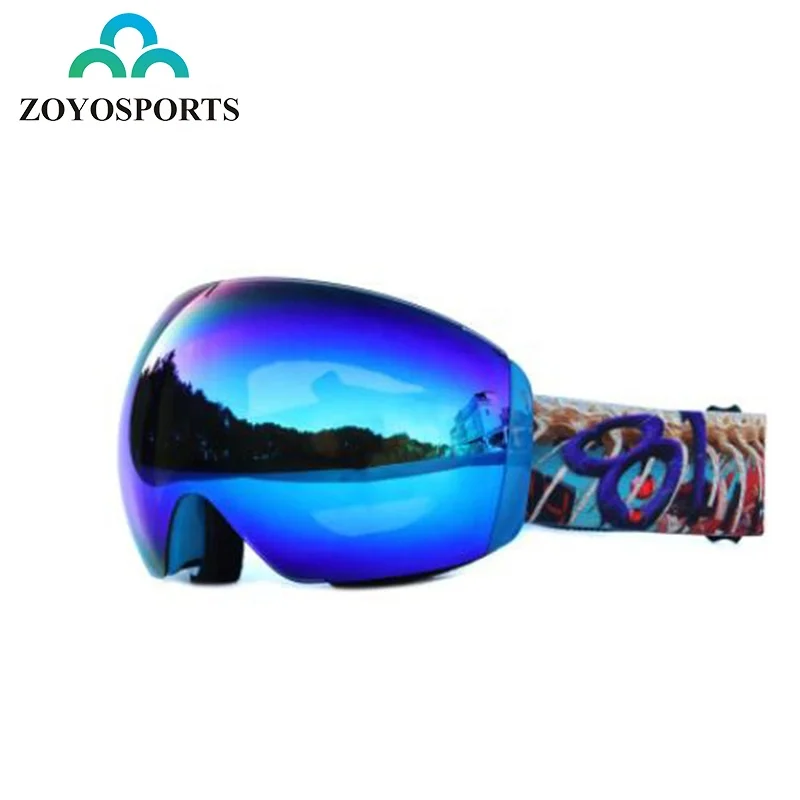 

ZOYOSPORTS OEM New Arrival High Quality Ski Goggles Professional Fashion Anti-fog Snow Goggle Anti-scratch Snowboard Glasses, Customized