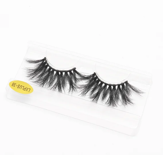 

wholesale custom lash box 3d bottom full strip vegan full strip really 4d mink lashes, Black color
